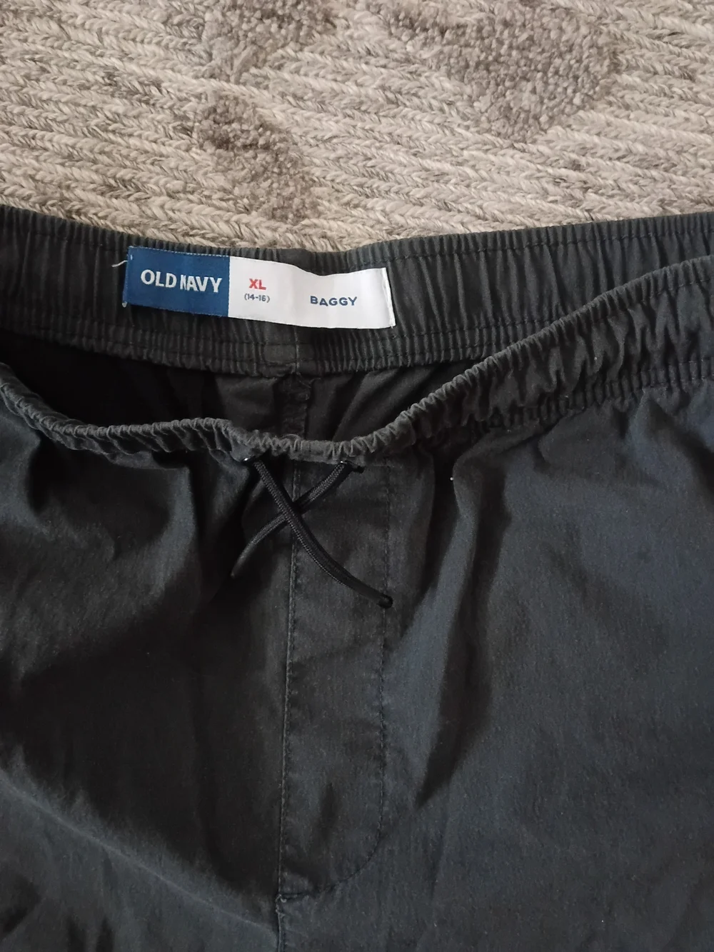 Old Navy Boys Charcoal Grey Baggy Fit Pants Size XL 14-16 Excellent Condition